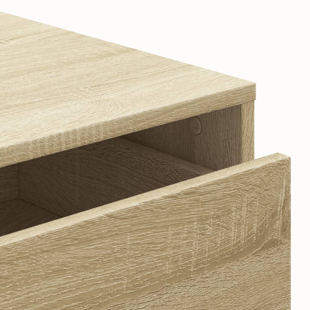 Commode d'angle chêne sonoma 60x41x58 cm bois d'ingénierie - XIOS