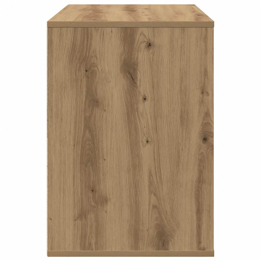 Commode d'angle chêne artisanal 60x41x58 cm bois d'ingénierie - XIOS
