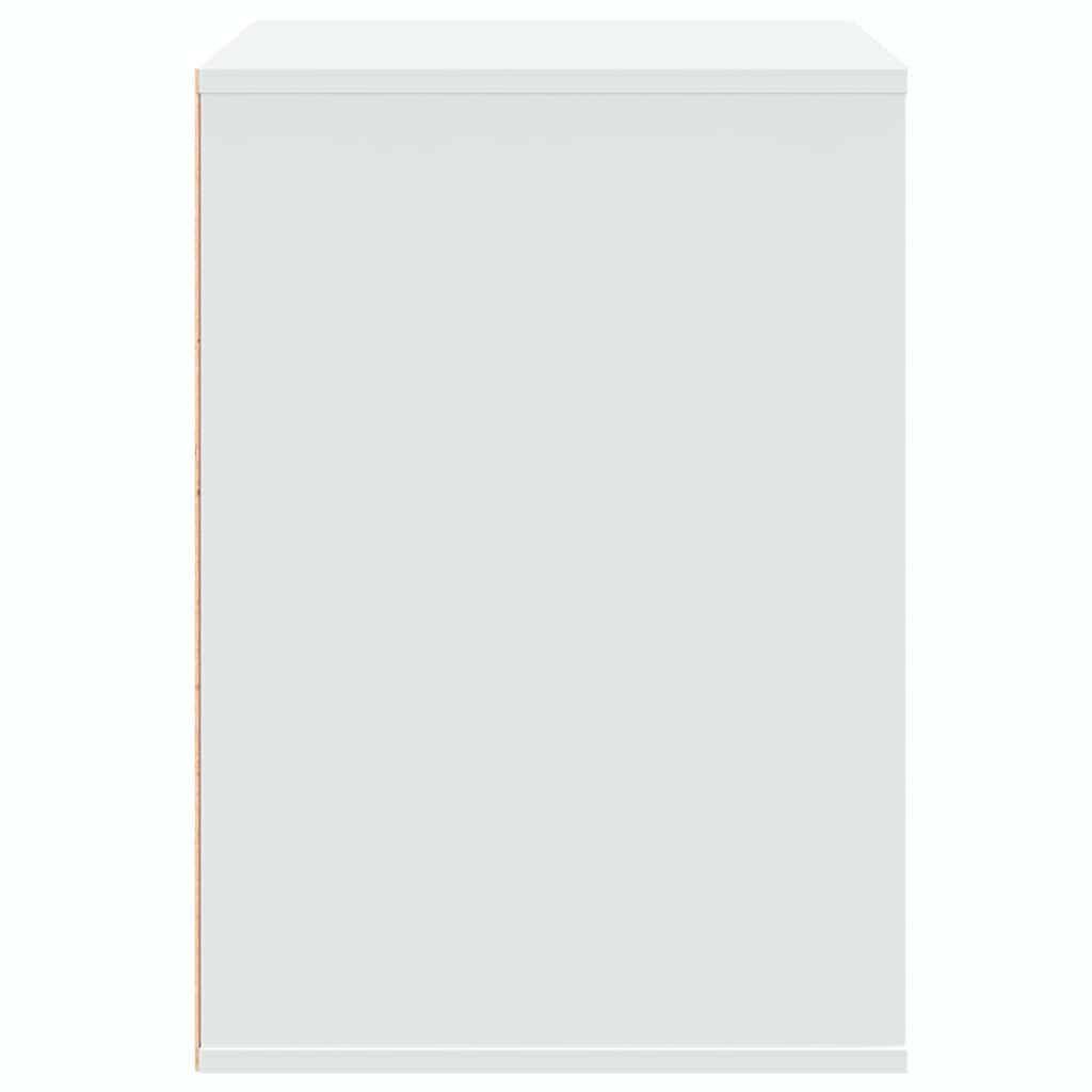 Commode d'angle blanc 80x41x58 cm bois d'ingénierie - XIOS