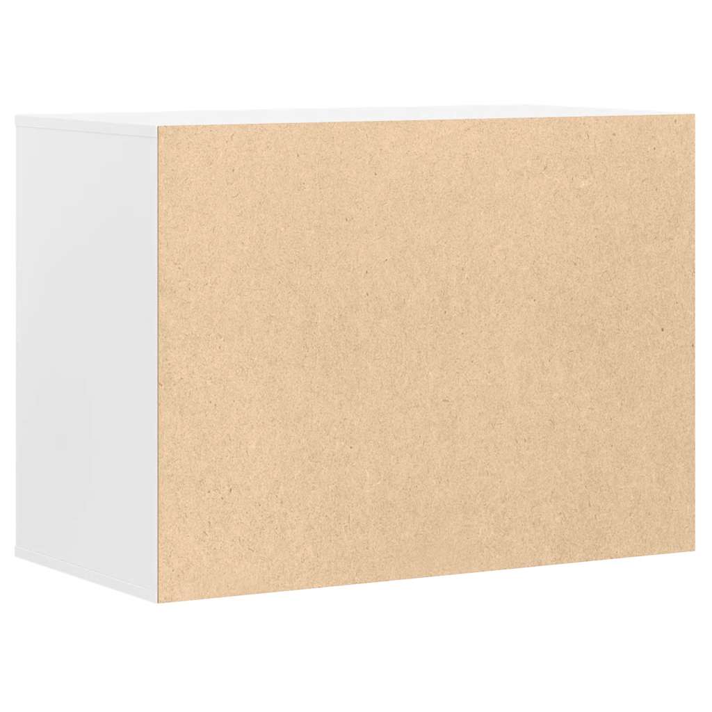 Commode d'angle blanc 80x41x58 cm bois d'ingénierie - XIOS