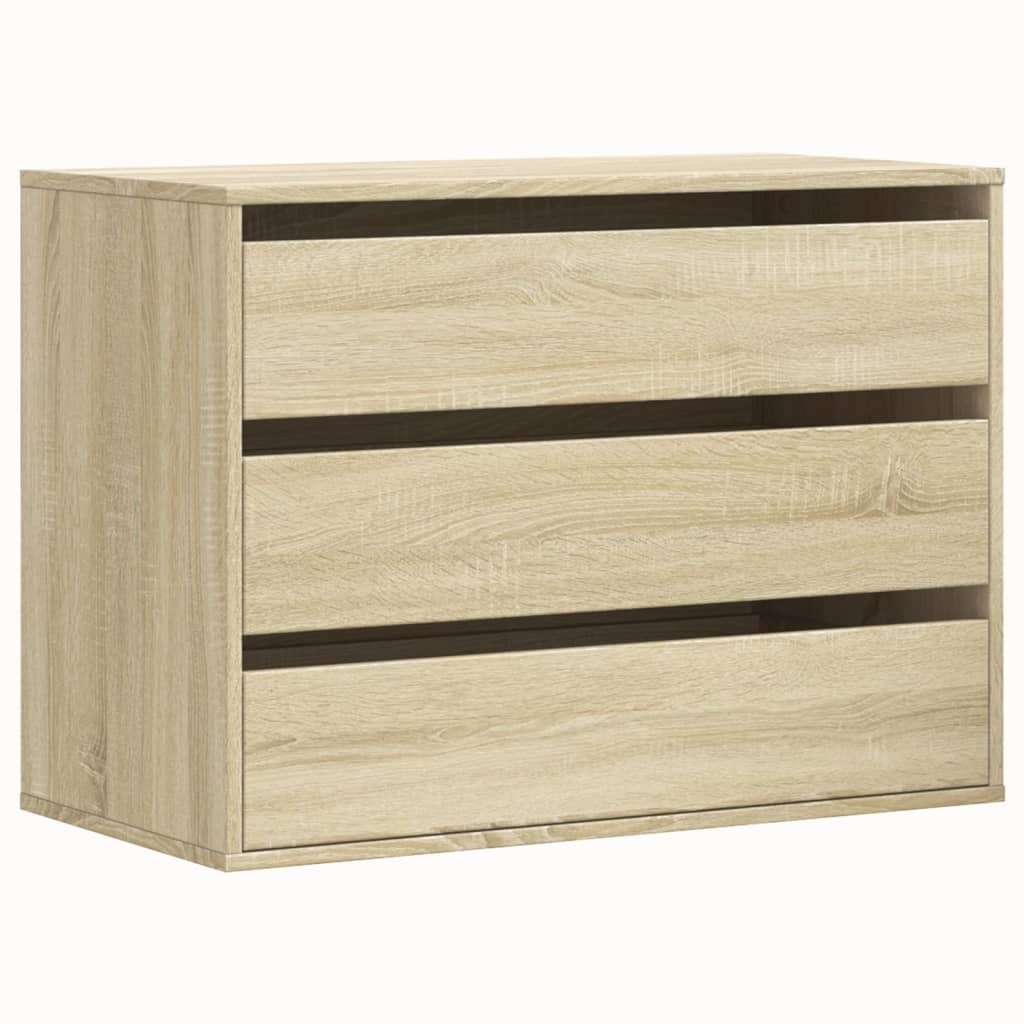 Commode d'angle chêne sonoma 80x41x58 cm bois d'ingénierie - XIOS
