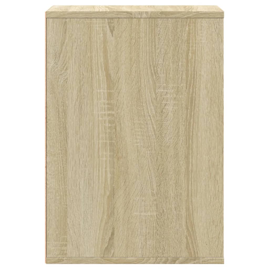 Commode d'angle chêne sonoma 80x41x58 cm bois d'ingénierie - XIOS