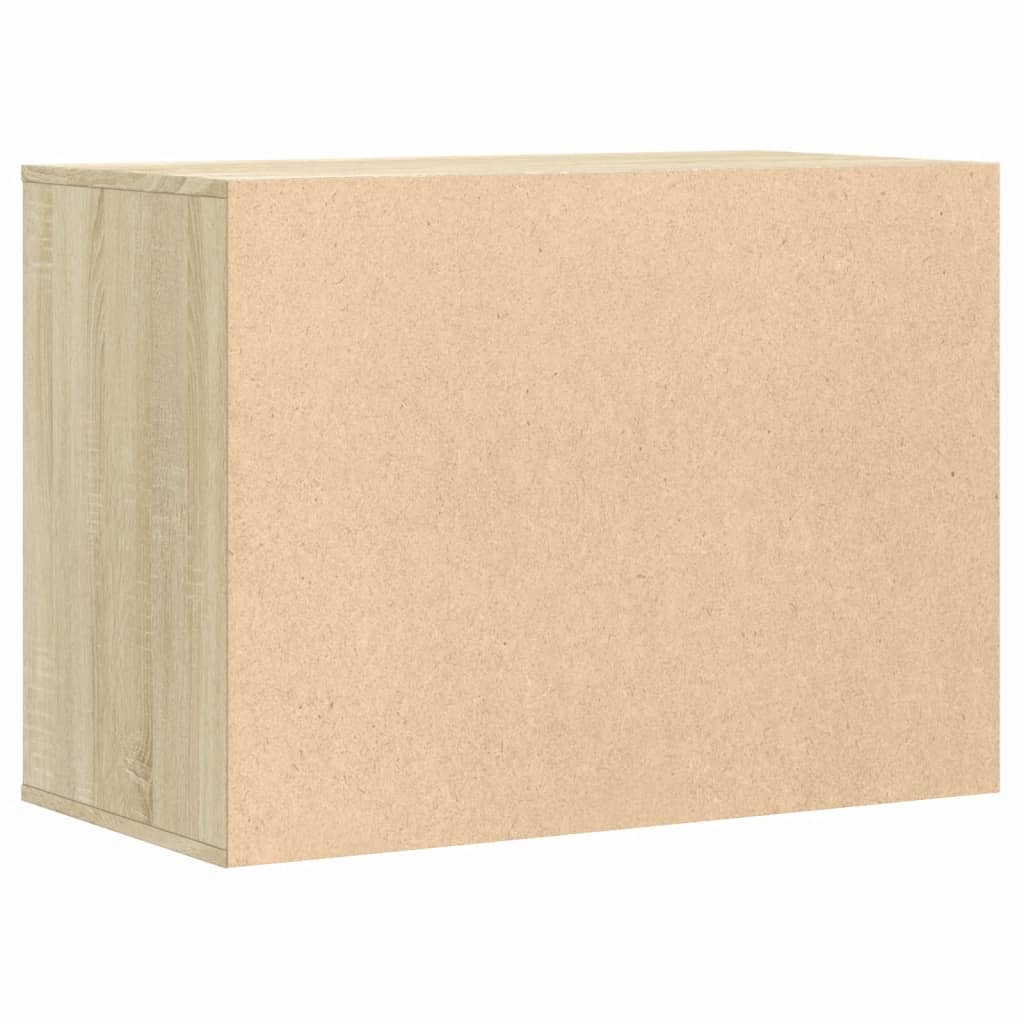 Commode d'angle chêne sonoma 80x41x58 cm bois d'ingénierie - XIOS