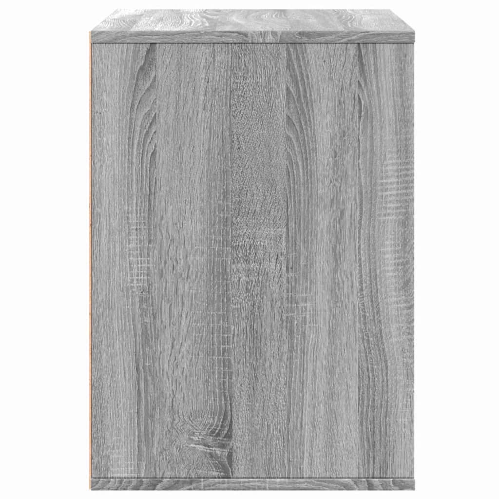 Commode d'angle sonoma gris 80x41x58 cm bois d'ingénierie - XIOS