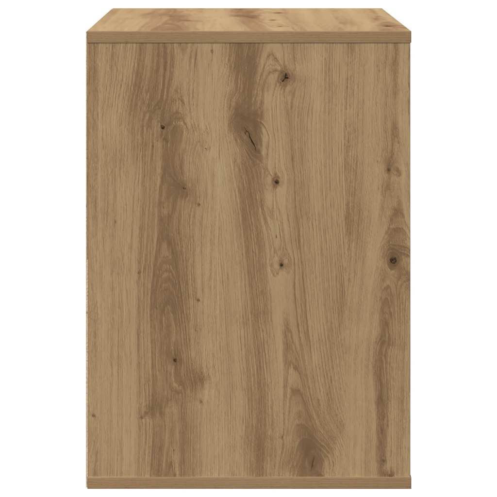 Commode d'angle chêne artisanal 80x41x58 cm bois d'ingénierie - XIOS