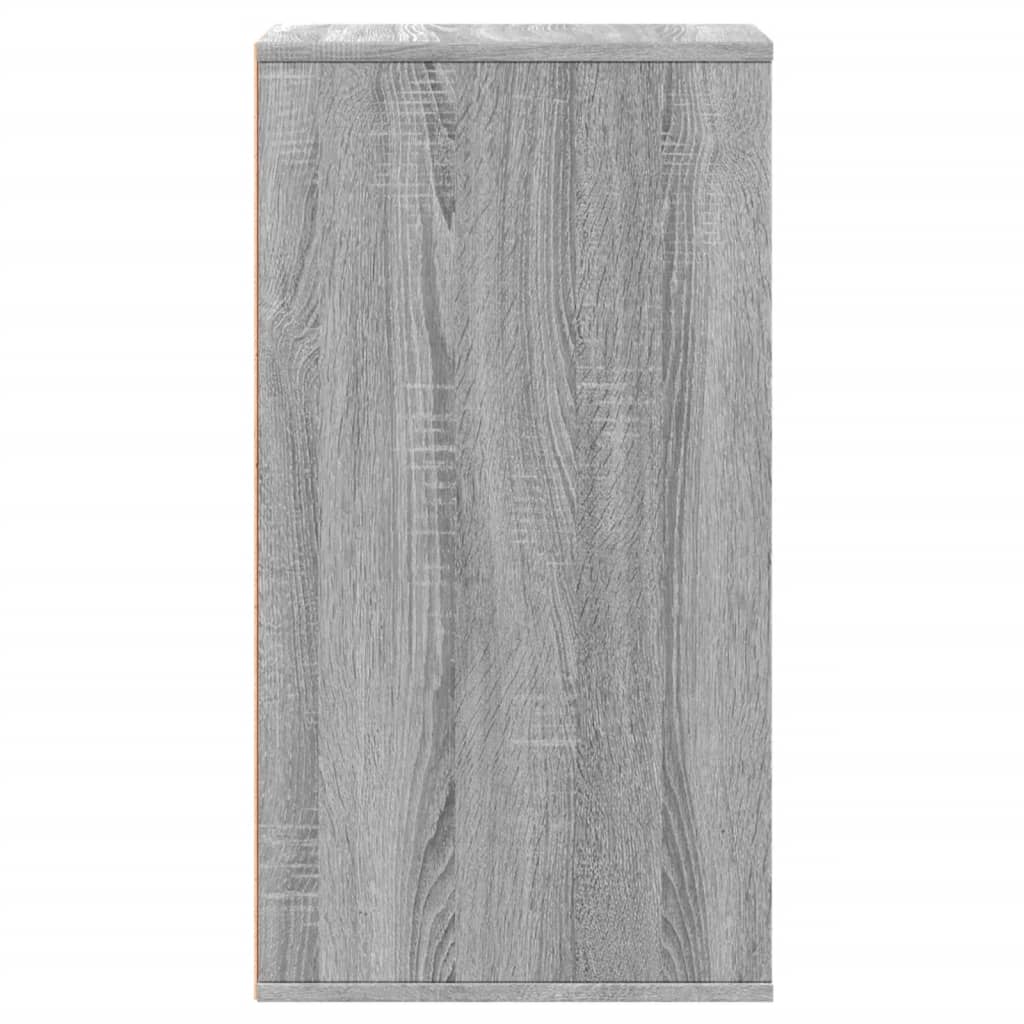 Commode d'angle sonoma gris 40x41x76 cm bois d'ingénierie - XIOS