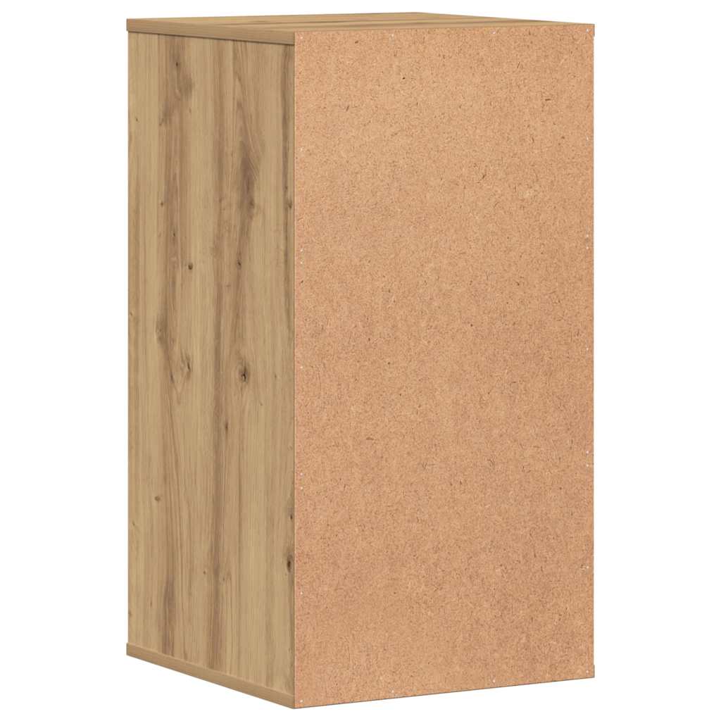 Commode d'angle chêne artisanal 40x41x76 cm bois d'ingénierie - XIOS