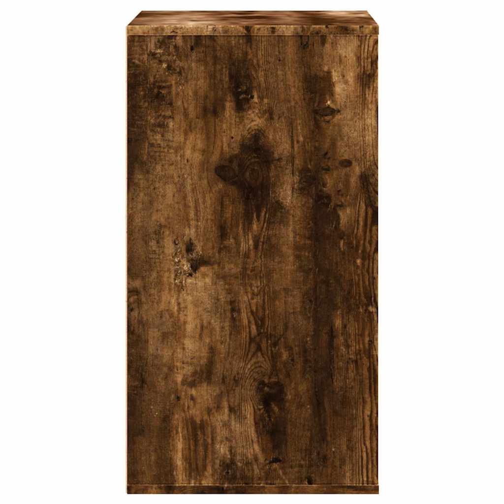 Commode d'angle chêne fumé 60x41x76 cm bois d'ingénierie - XIOS