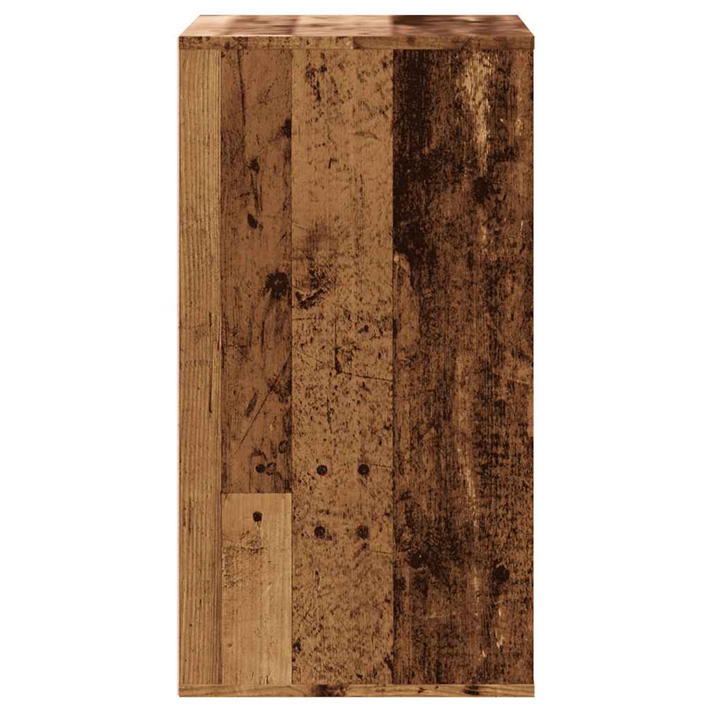 Commode d'angle vieux bois 60x41x76 cm bois d'ingénierie - XIOS
