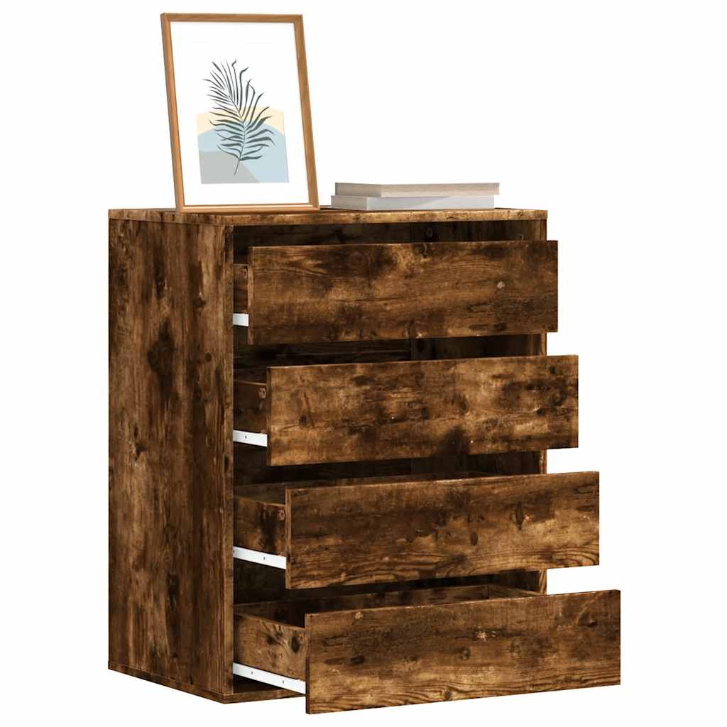 Commode d'angle vieux bois 60x41x76 cm bois d'ingénierie - XIOS