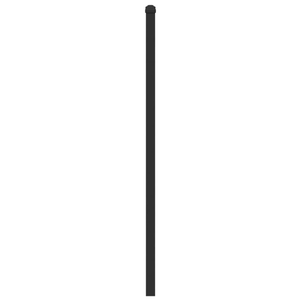Tête de lit de remplacement chêne fumé 150 cm bois d'ingénierie et acier - XIOS