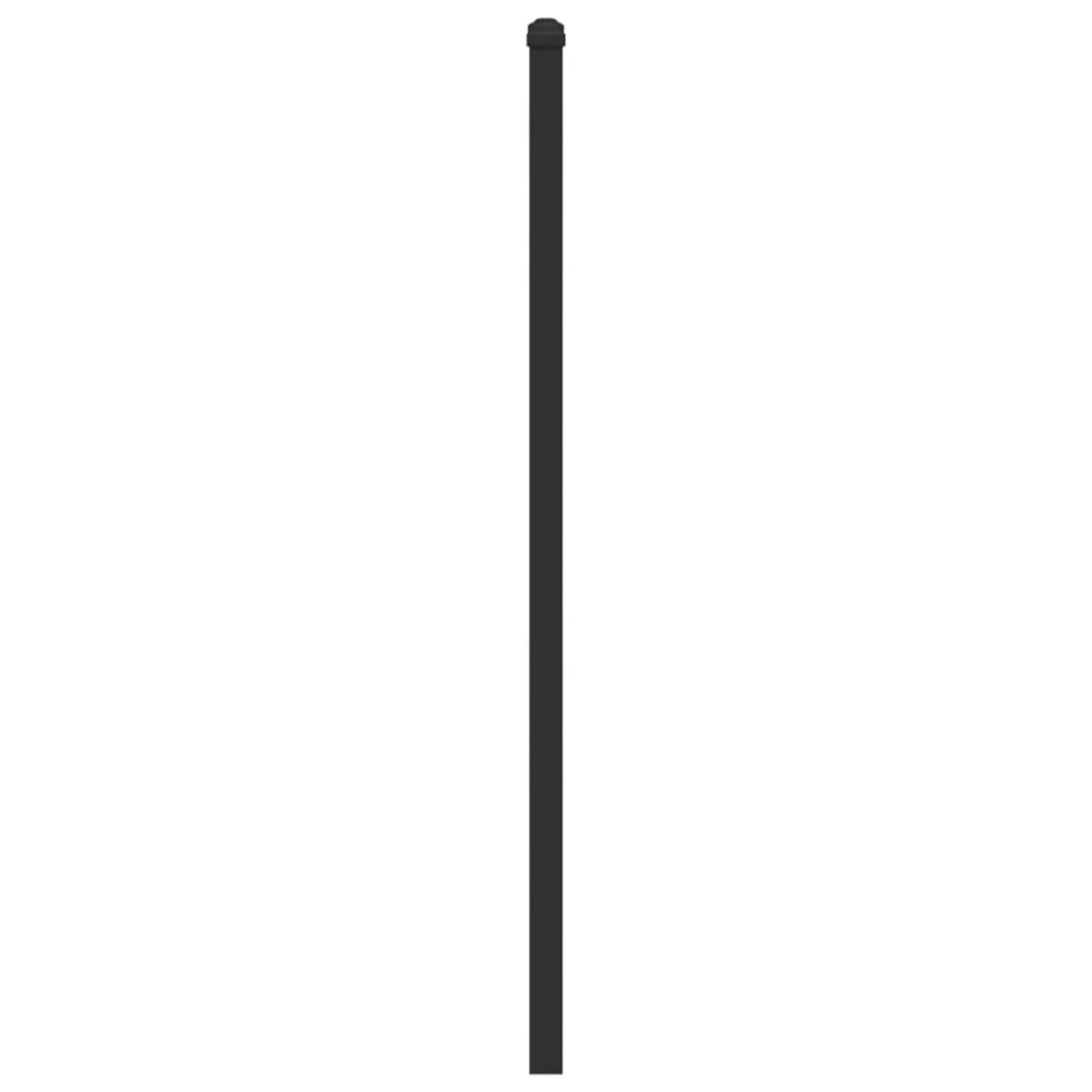 Tête de lit de remplacement chêne fumé 180 cm bois d'ingénierie et acier - XIOS