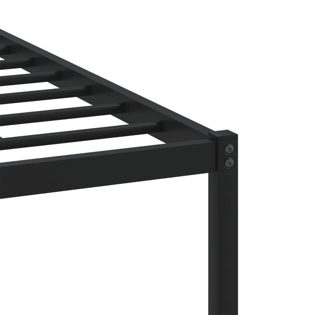 Cadre de lit en métal sans matelas chêne sonoma 160x200 cm - XIOS