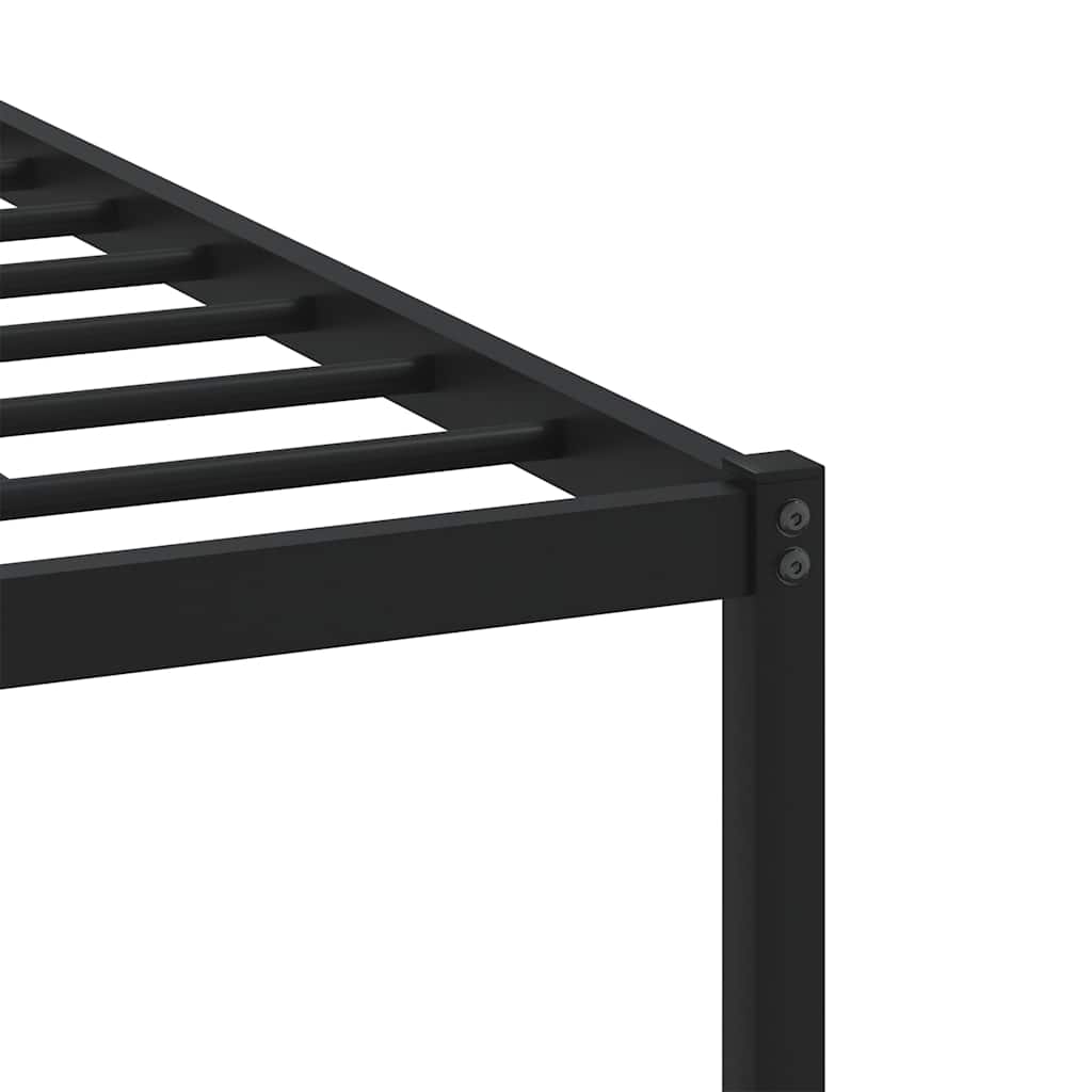 Cadre de lit en métal sans matelas chêne sonoma 193x203 cm - XIOS