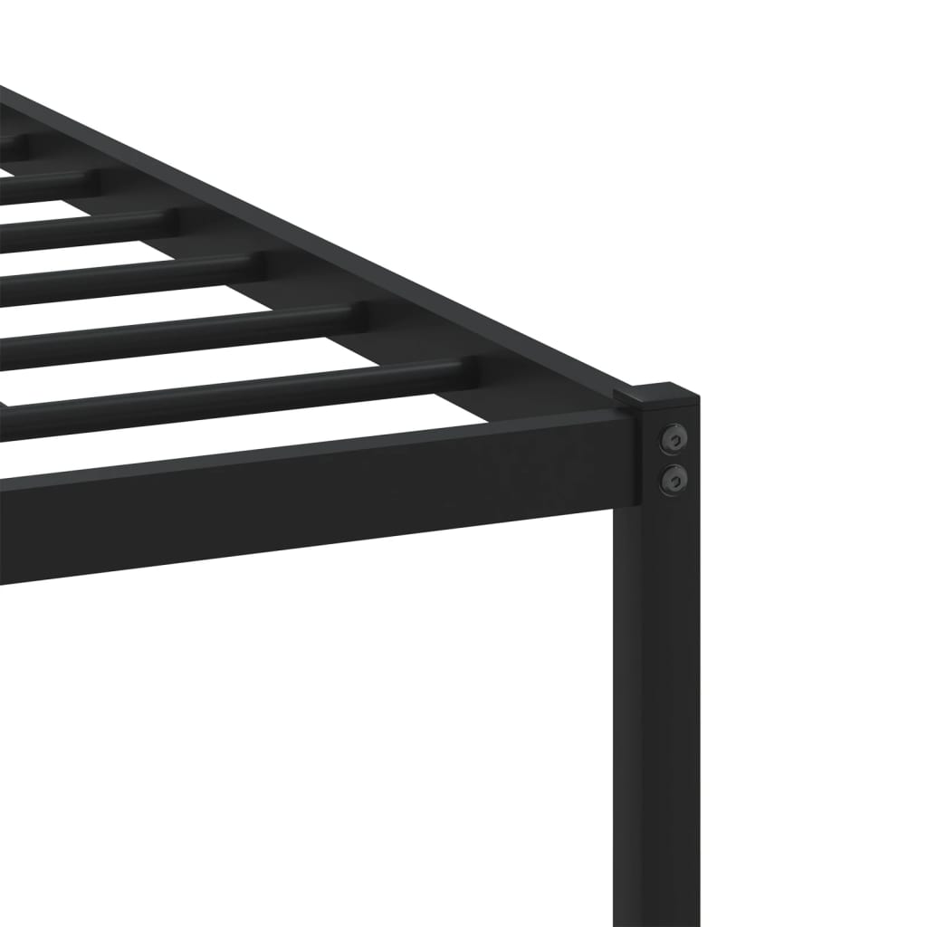 Cadre de lit en métal sans matelas chêne marron 183x213 cm - XIOS