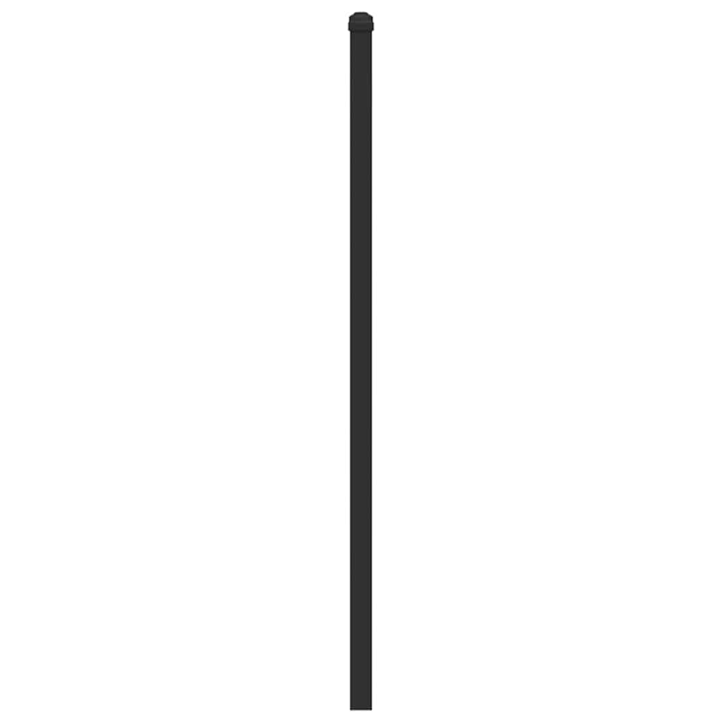 Tête de lit de remplacement chêne marron 190 cm bois d'ingénierie et acier - XIOS