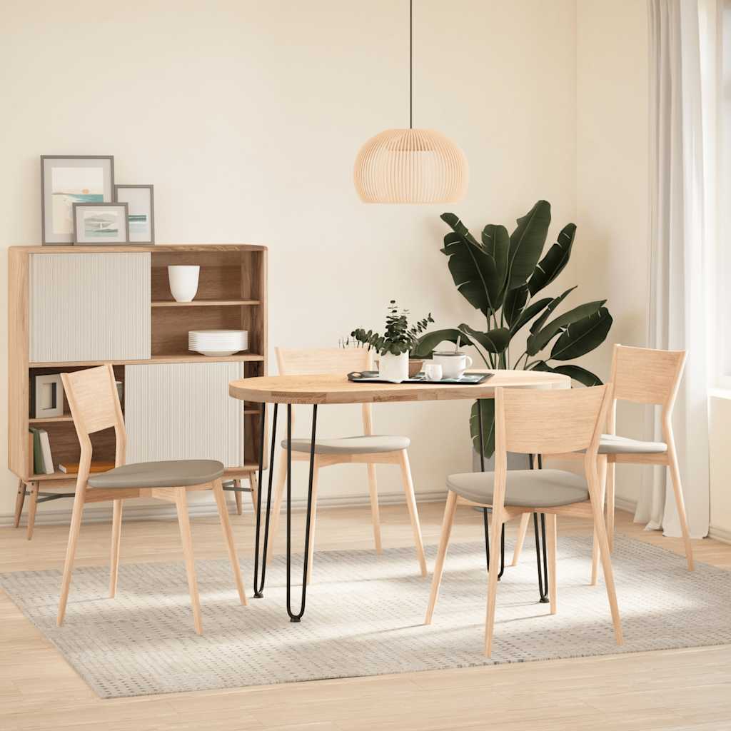 Pieds en épingle à cheveux pour consoles, lot de 4, noir, 72 cm, acier massif - XIOS