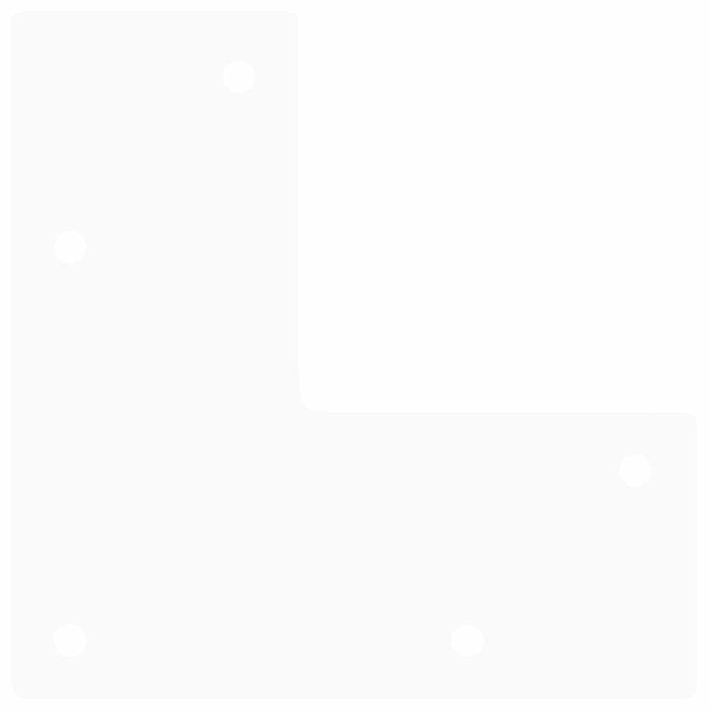 Pieds en épingle à cheveux pour consoles, lot de 4, blanc, 72 cm, acier massif - XIOS