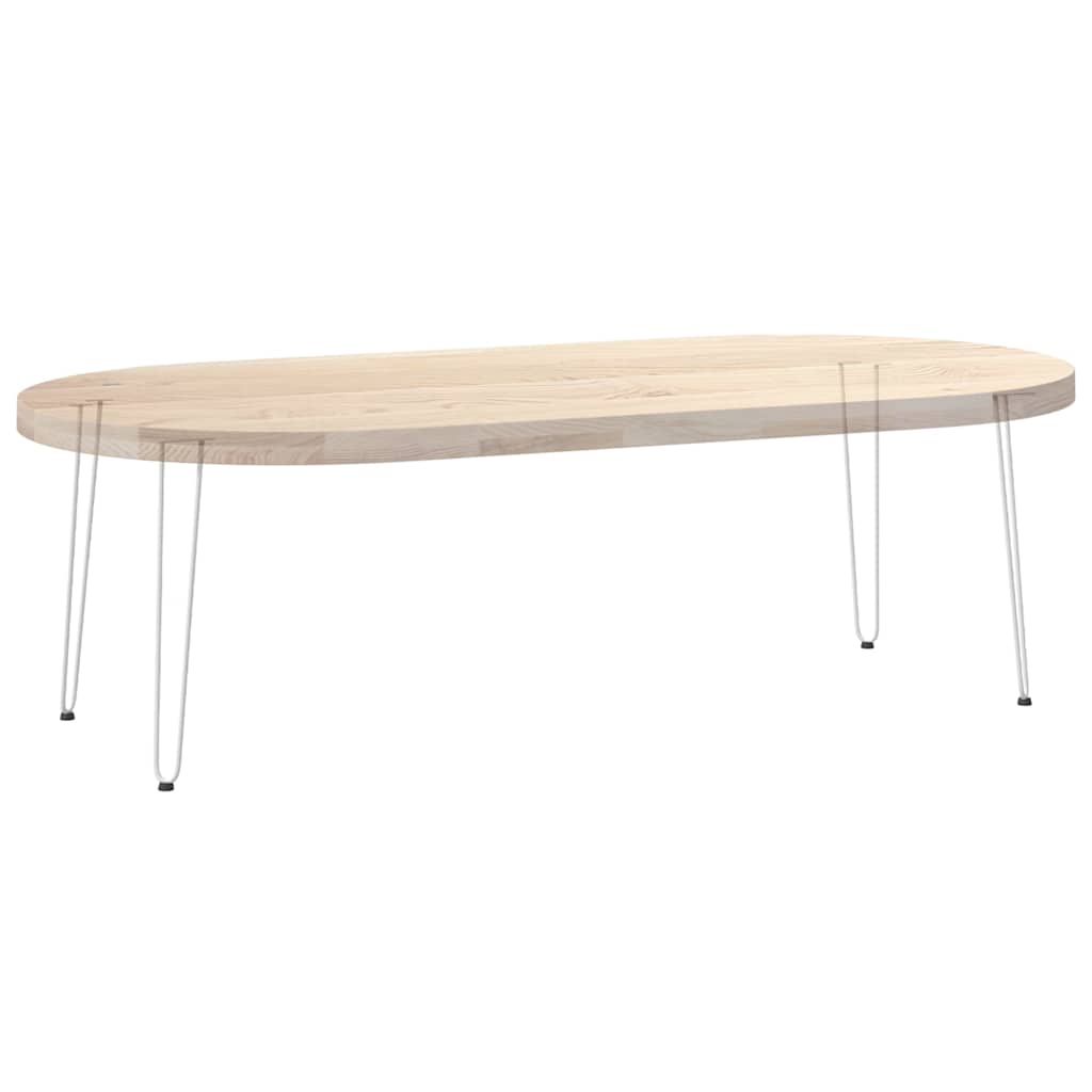 Pieds en épingle à cheveux pour consoles, lot de 4, blanc, 72 cm, acier massif - XIOS