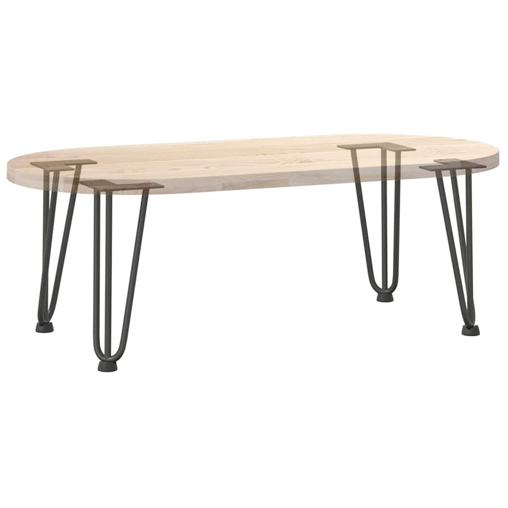 Pieds en épingle à cheveux pour table basse 4 pièces Anthracite 30 cm Acier massif - XIOS