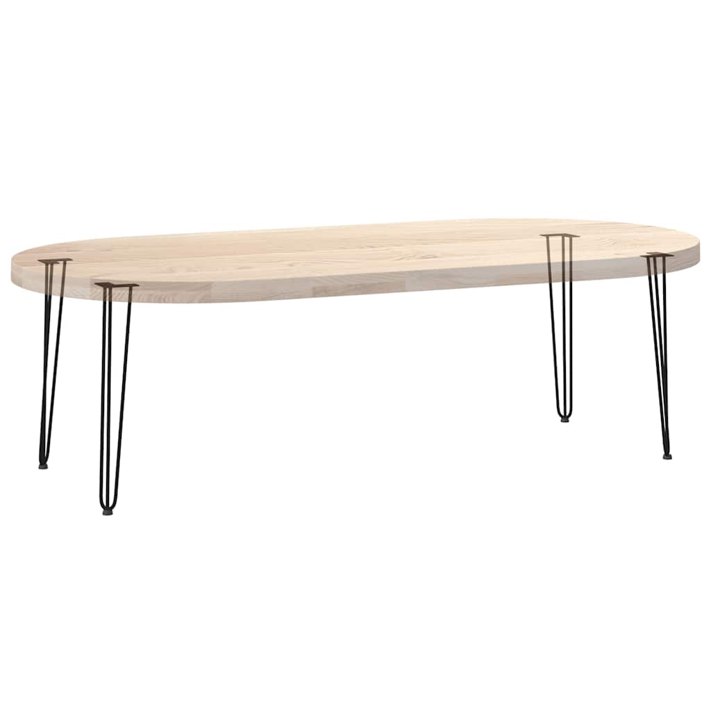 Pieds en épingle à cheveux pour consoles, lot de 4, noir, 72 cm, acier massif - XIOS