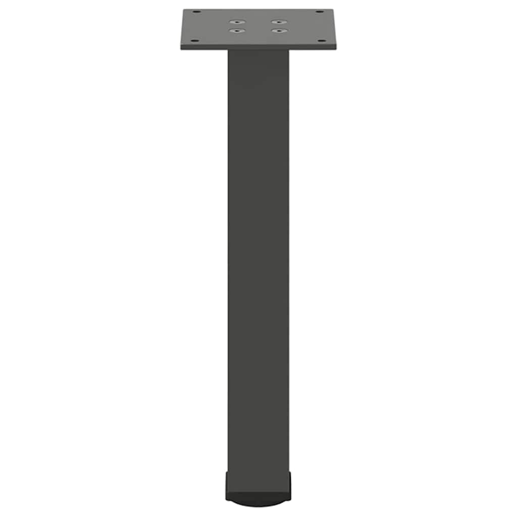 Pieds de table basse 4 pièces Anthracite 30-32 cm Acier - XIOS