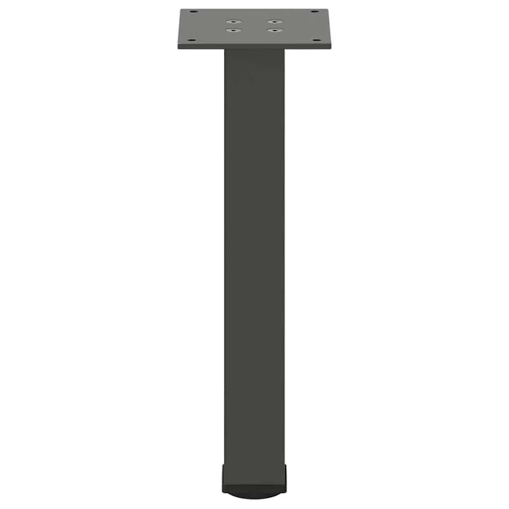 Pieds de table basse 4 pièces Anthracite 30-32 cm Acier - XIOS
