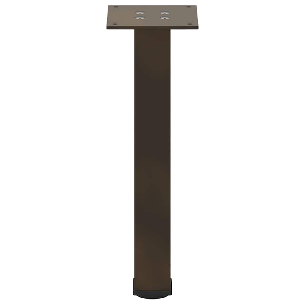 Pieds de table basse 4 pièces Acier naturel 30-32 cm Acier - XIOS