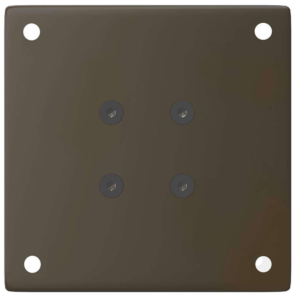 Pieds de table basse 4 pièces Acier naturel 30-32 cm Acier - XIOS