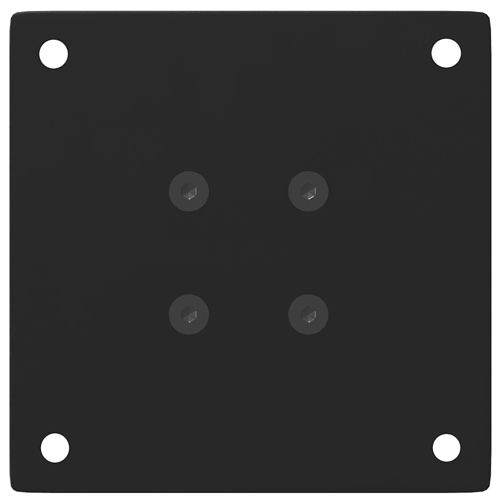 Pieds de table basse 4 pièces Noir 42-44 cm Acier - XIOS