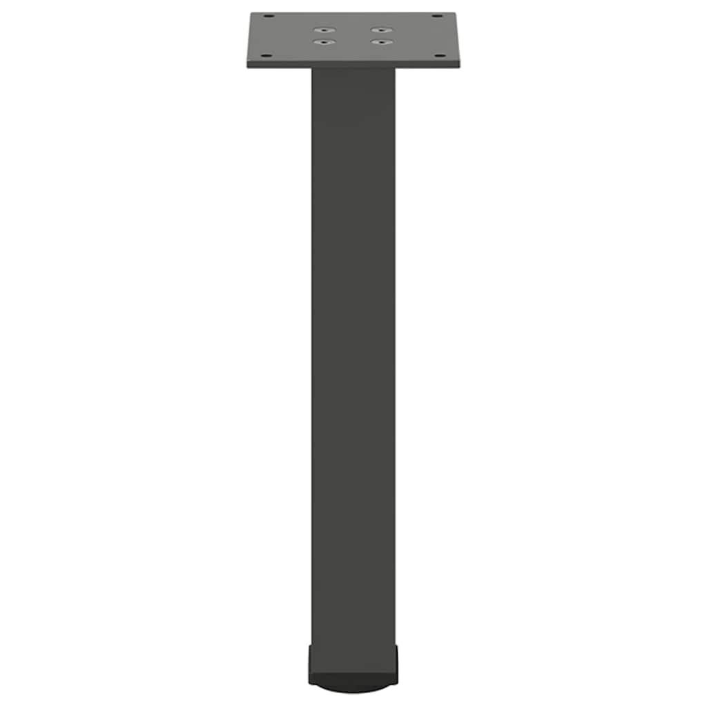Pieds de table basse 4 pièces Anthracite 42-44 cm Acier - XIOS
