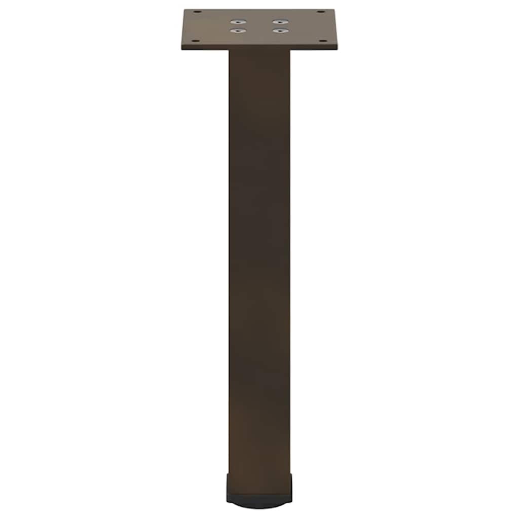 Pieds de table basse 4 pièces Acier naturel 42-44 cm Acier - XIOS