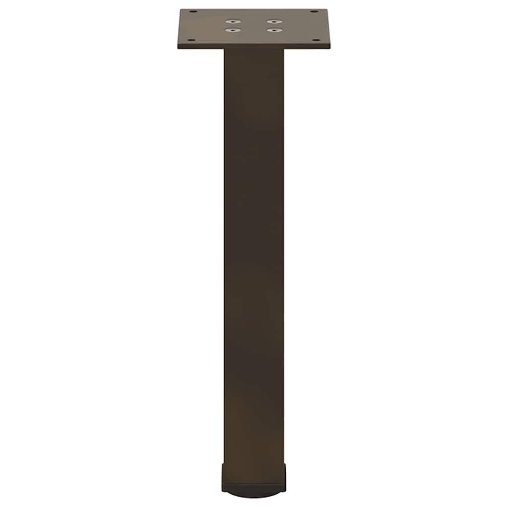 Pieds de table basse 4 pièces Acier naturel 42-44 cm Acier - XIOS