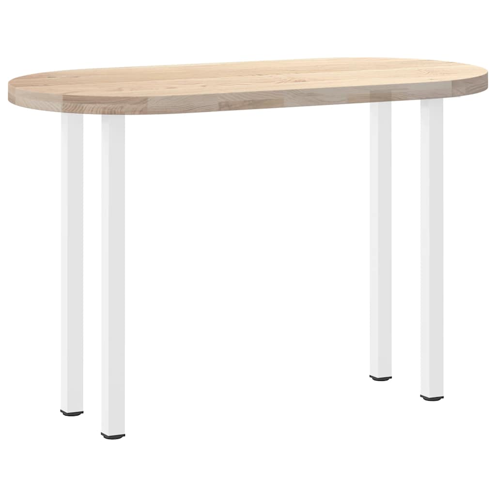 Pieds de table console 4 pièces Blanc 72-74 cm Acier - XIOS