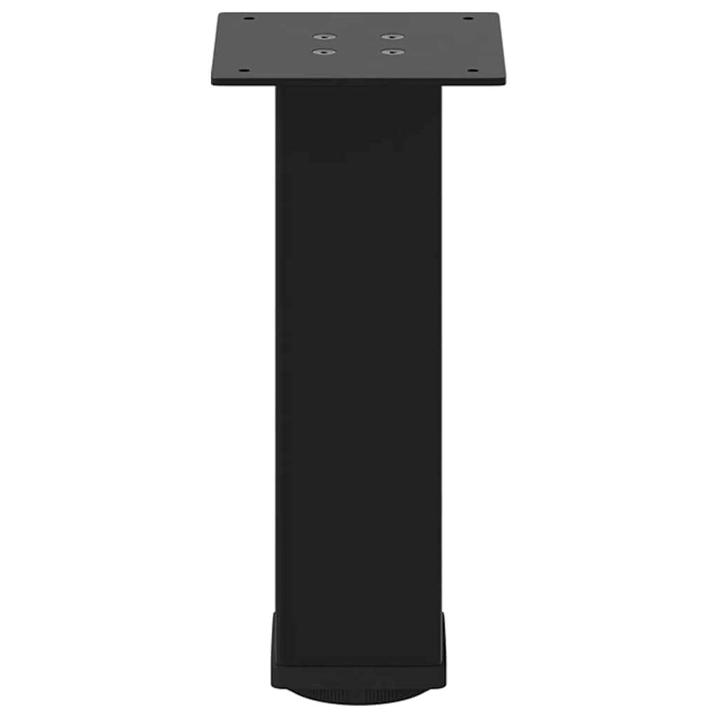 Pieds de table basse 4 pièces Noir 30-32 cm Acier - XIOS