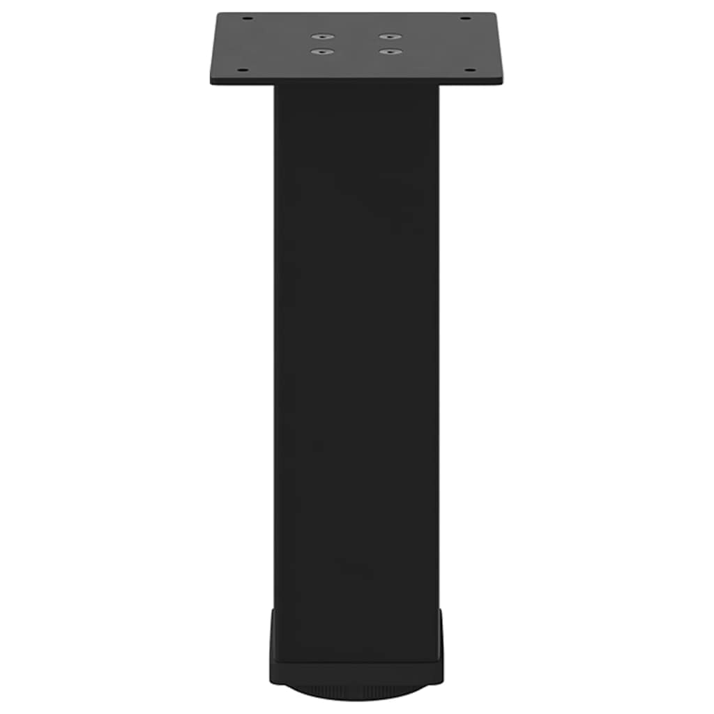 Pieds de table basse 4 pièces Noir 42-44 cm Acier - XIOS