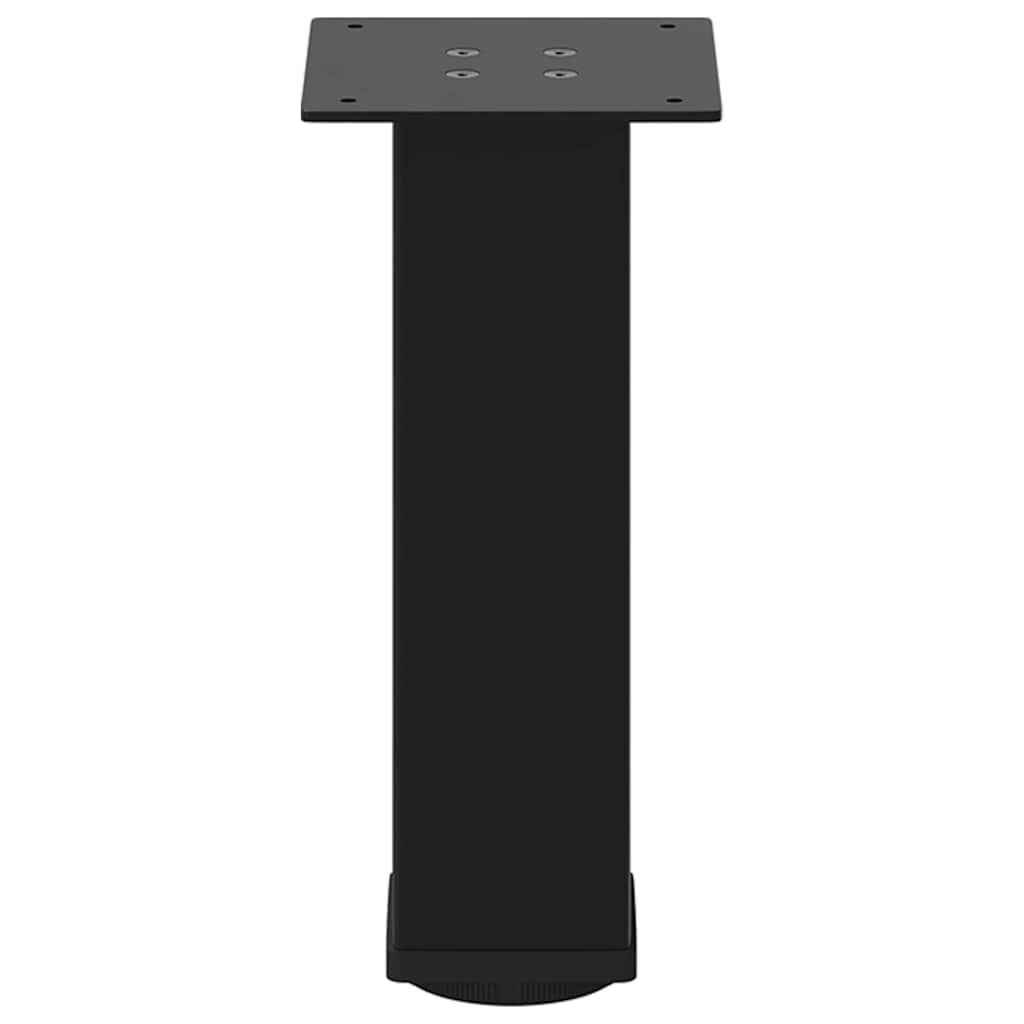 Pieds de table basse 4 pièces Noir 42-44 cm Acier - XIOS