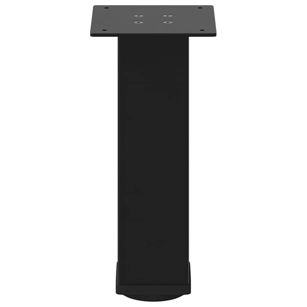 Pieds de table basse 4 pièces Noir 42-44 cm Acier - XIOS