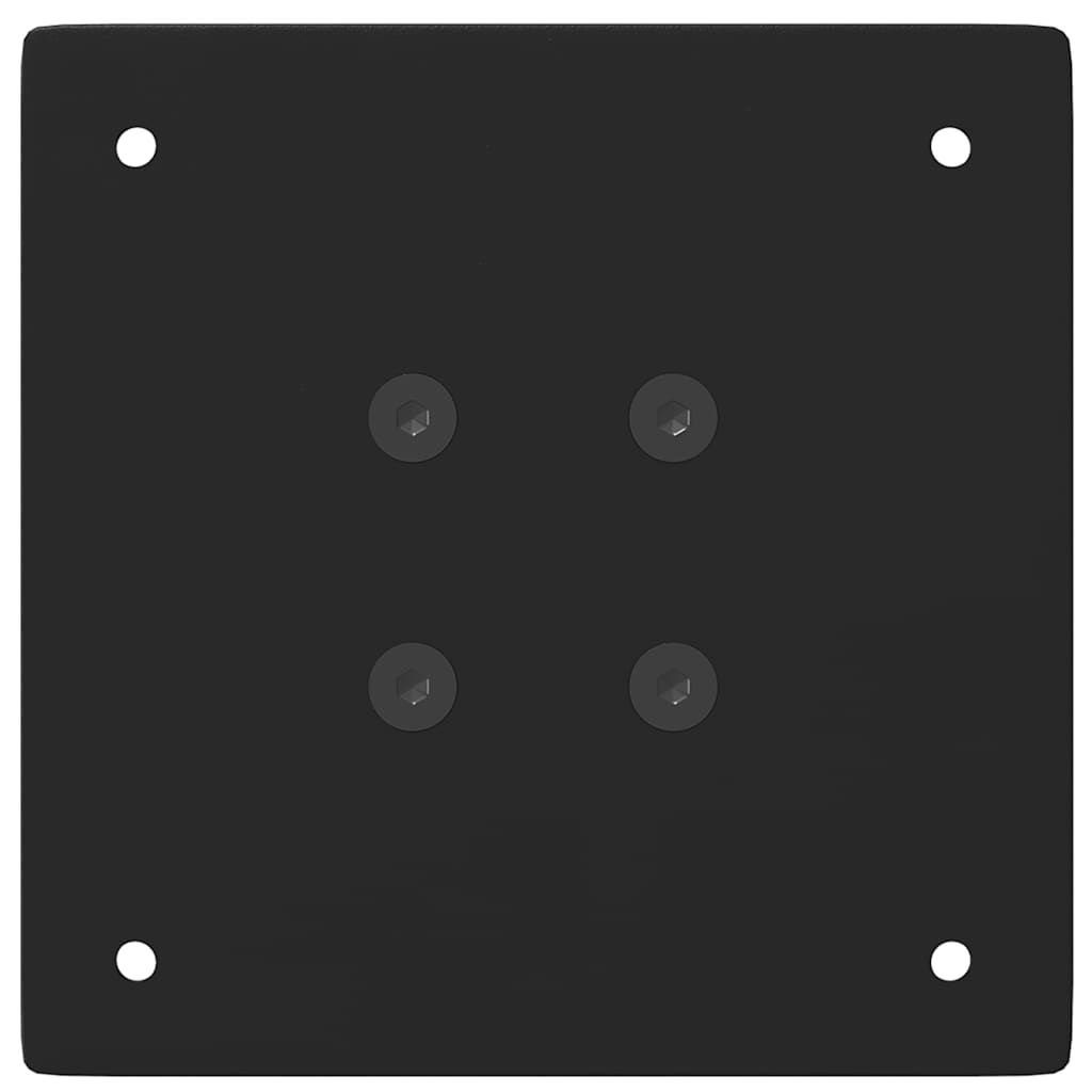 Pieds de table basse 4 pièces Noir 42-44 cm Acier - XIOS