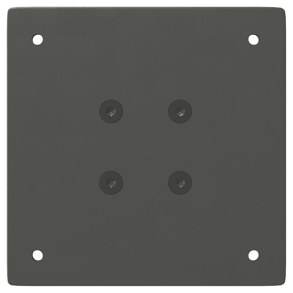Pieds de table basse 4 pièces Anthracite 42-44 cm Acier - XIOS