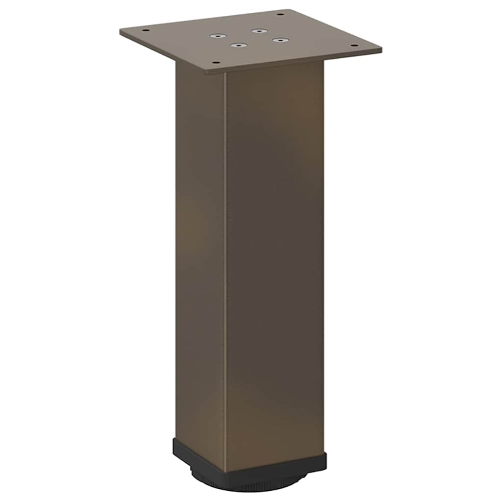 Pieds de table basse 4 pièces Acier naturel 42-44 cm Acier - XIOS