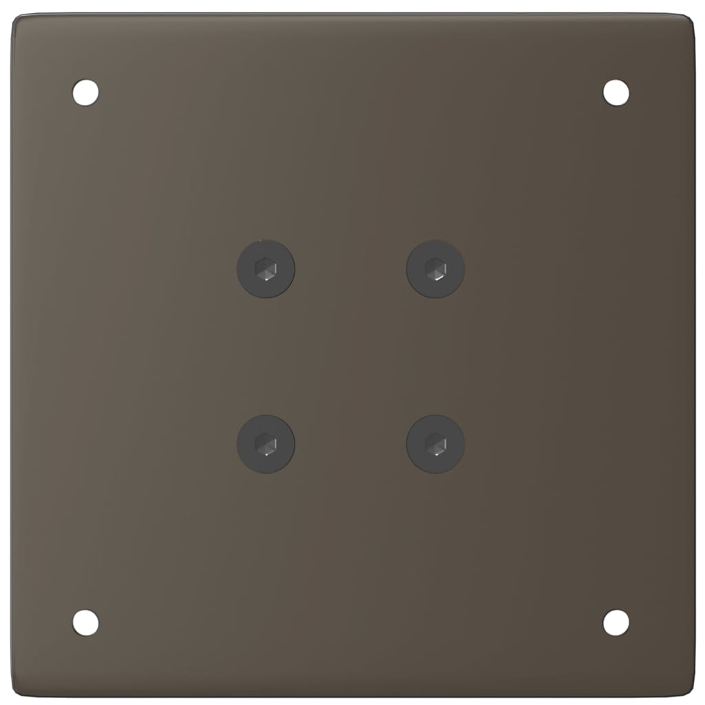 Pieds de table basse 4 pièces Acier naturel 42-44 cm Acier - XIOS