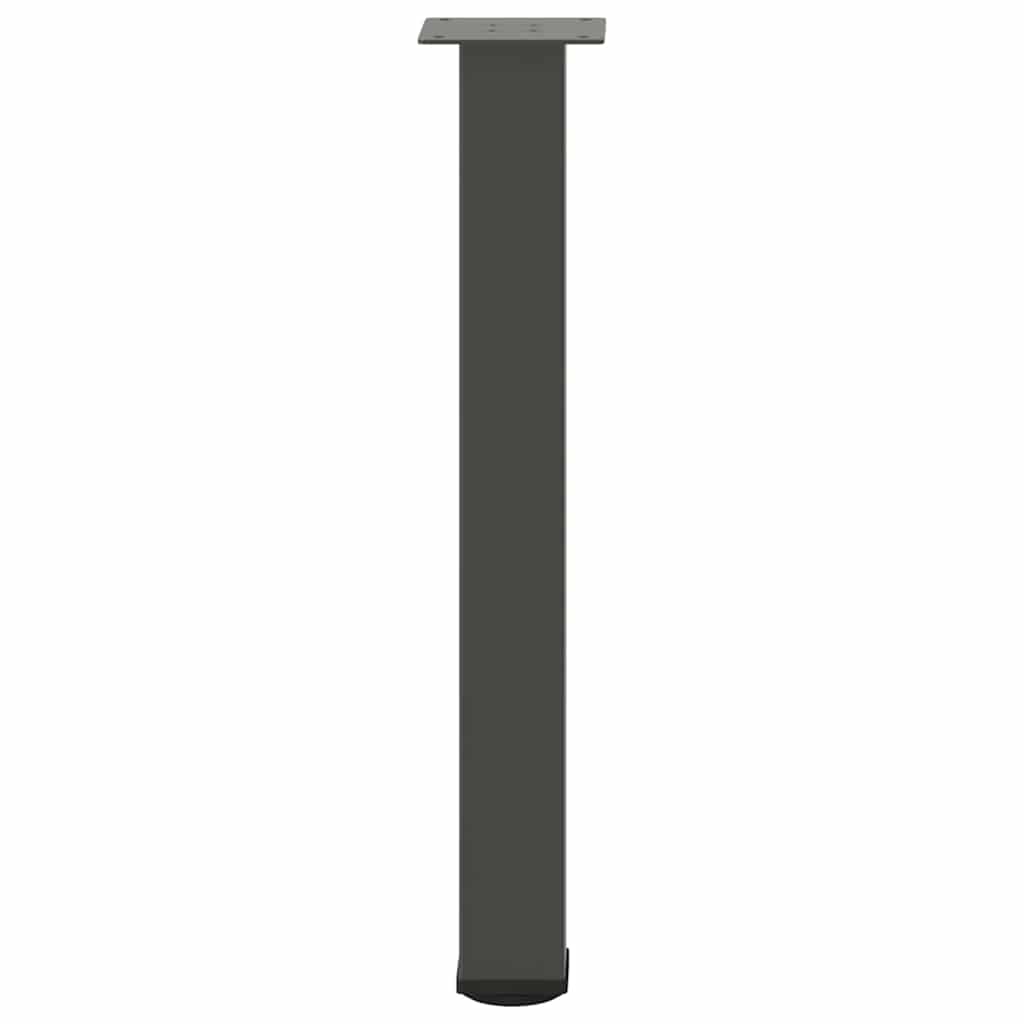Pieds de table console 4 pièces Anthracite 72-74 cm Acier - XIOS