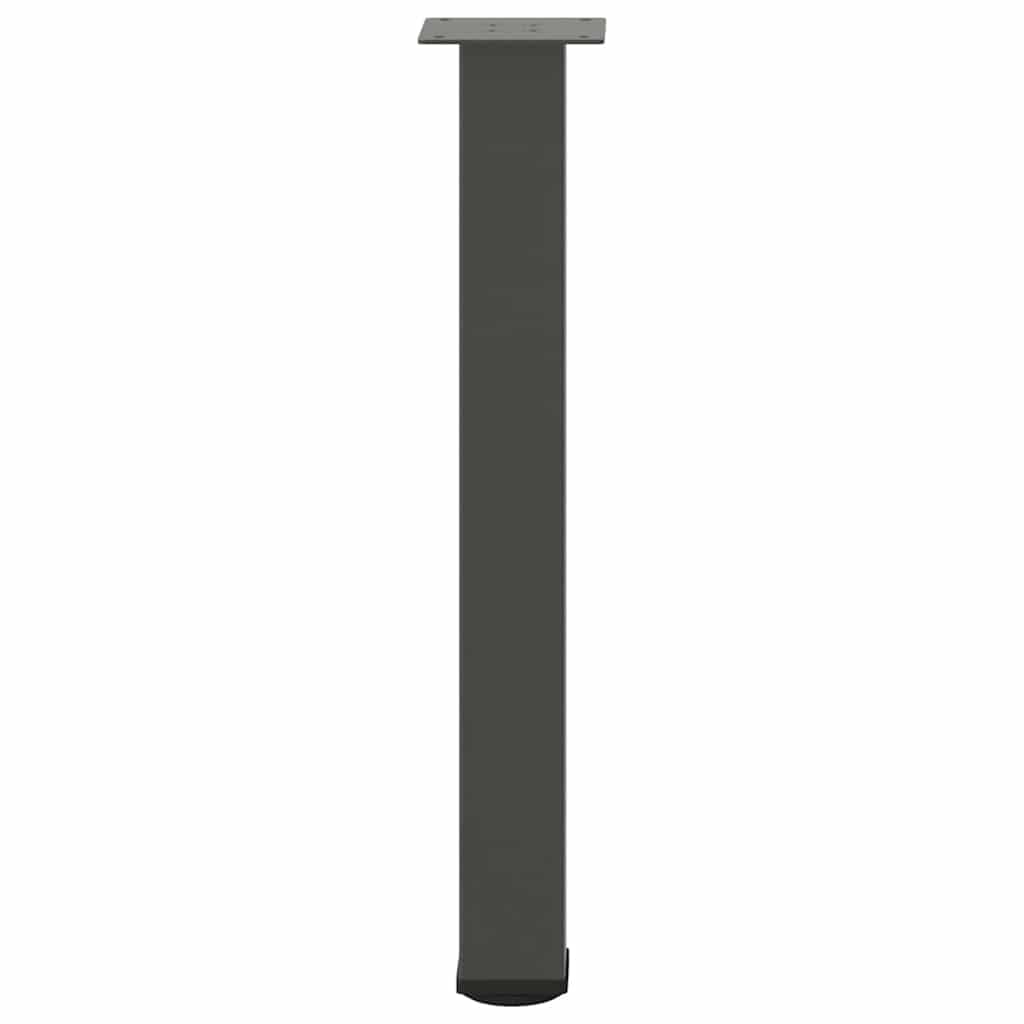 Pieds de table console 4 pièces Anthracite 72-74 cm Acier - XIOS