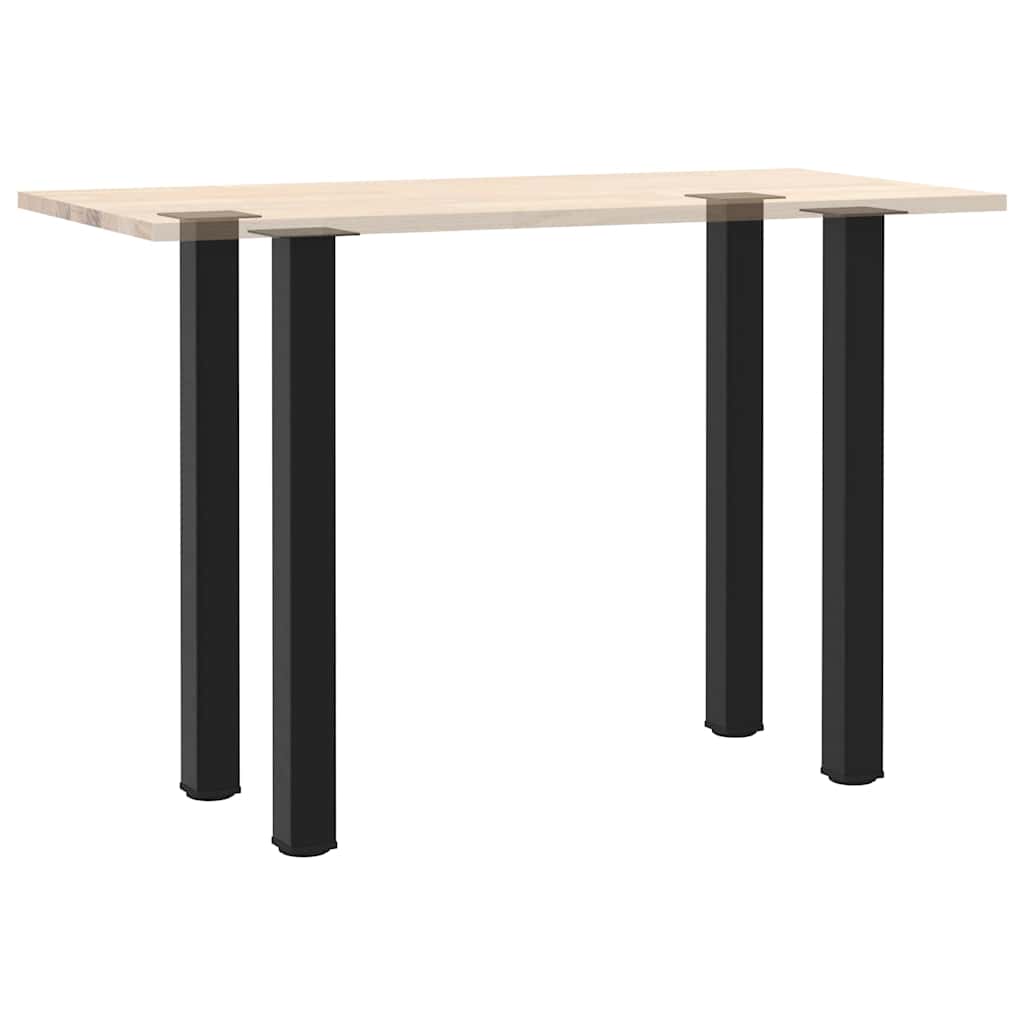 Pieds de table de bar 4 pièces Noir 90-92 cm Acier - XIOS
