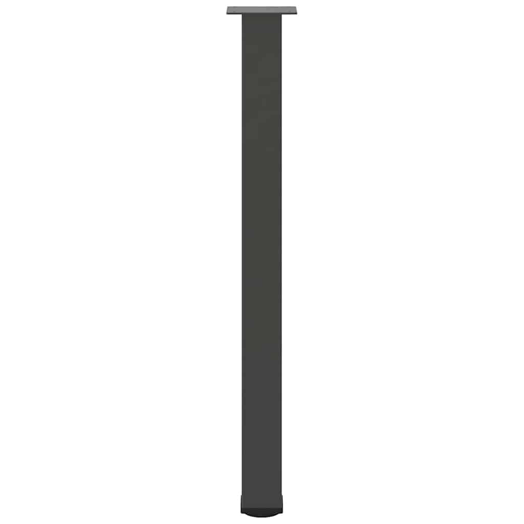 Pieds de table de bar 4 pièces Anthracite 90-92 cm Acier - XIOS