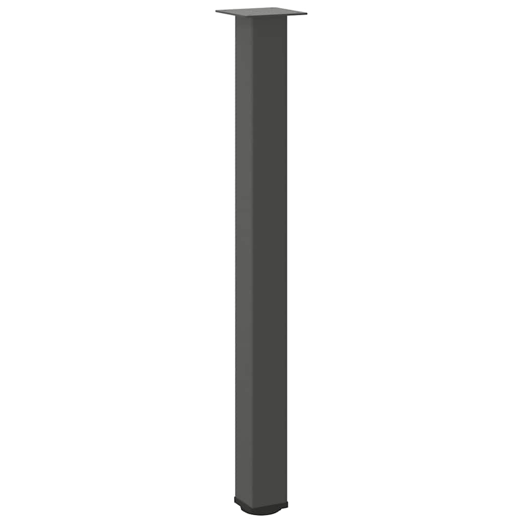 Pieds de table de bar 4 pièces Anthracite 100-102 cm Acier - XIOS