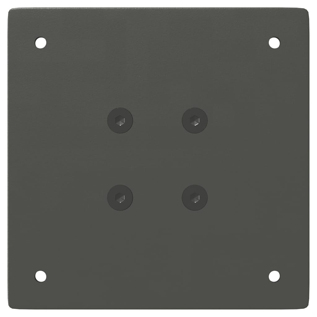 Pieds de table de bar 4 pièces Anthracite 100-102 cm Acier - XIOS