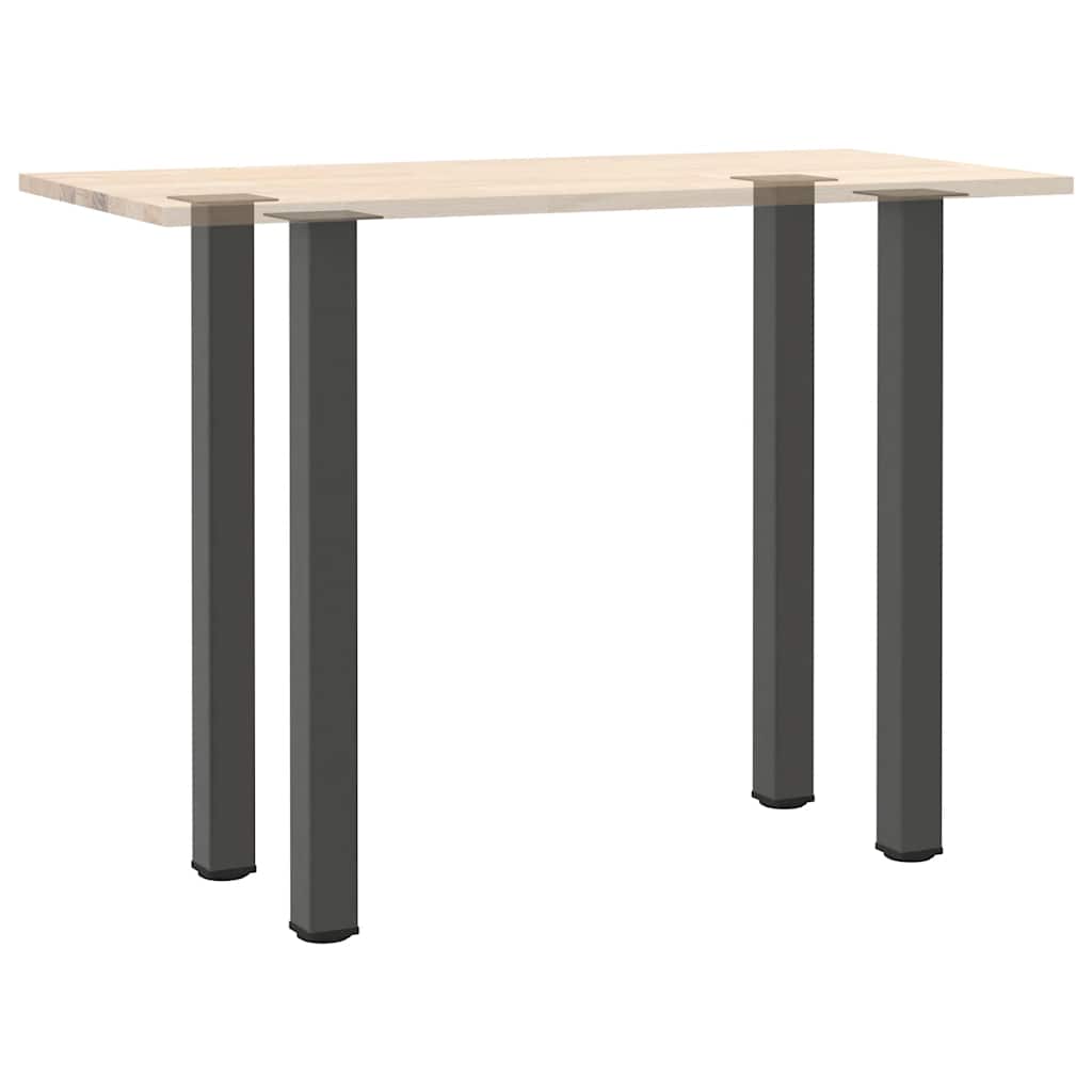 Pieds de table de bar 4 pièces Anthracite 110-112 cm Acier - XIOS