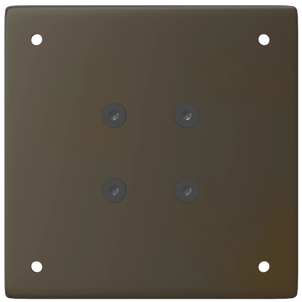 Pieds de table de bar 4 pièces Acier naturel 110-112 cm Acier - XIOS